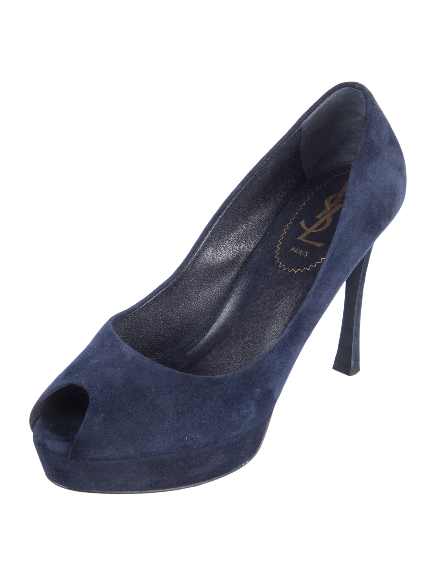 Yves Saint Laurent Rive Gauche Suede Pumps