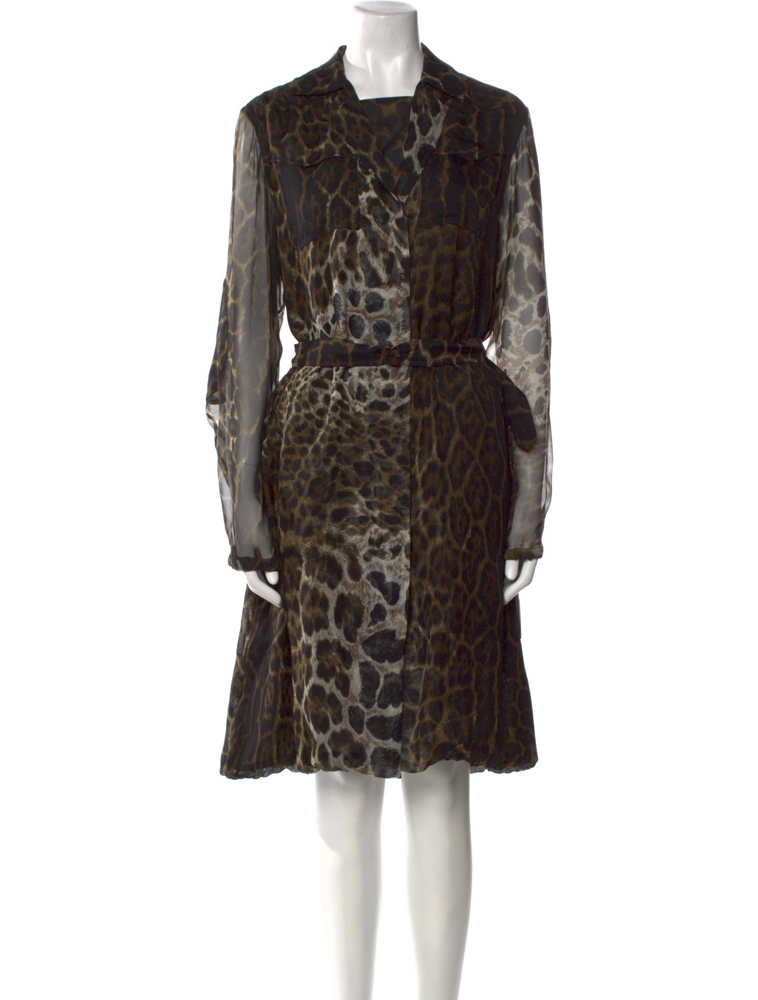 Yves Saint Laurent Rive Gauche Vintage Knee-Length Dress