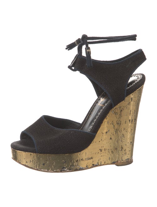 Yves Saint Laurent Canvas Sandals