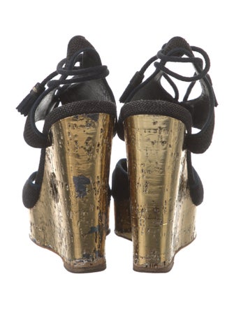 Yves Saint Laurent Canvas Sandals