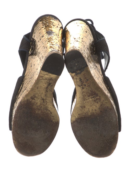 Yves Saint Laurent Canvas Sandals