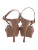 Yves Saint Laurent Leather Bow Accents Mules