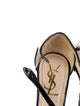Yves Saint Laurent Rive Gauche Patent Leather T-Strap Pumps