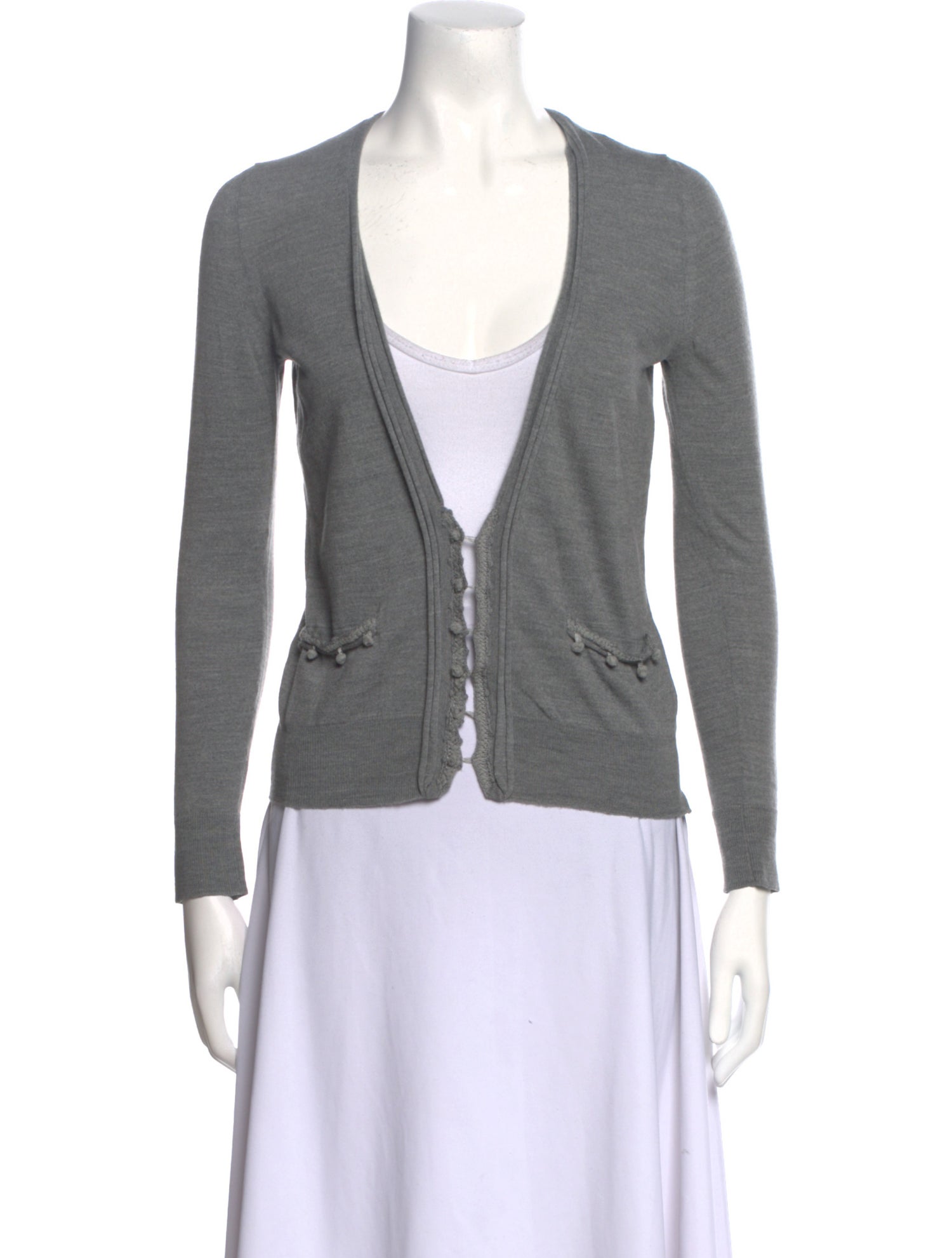 Yves Saint Laurent Wool V-Neck Sweater