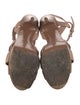 Yves Saint Laurent Leather T-Strap Sandals