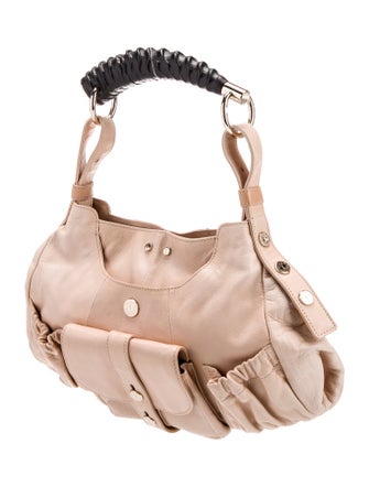 Yves Saint Laurent Rive Gauche Leather Horn Mala Mala Small