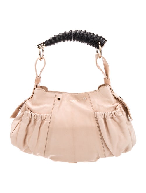 Yves Saint Laurent Rive Gauche Leather Horn Mala Mala Small