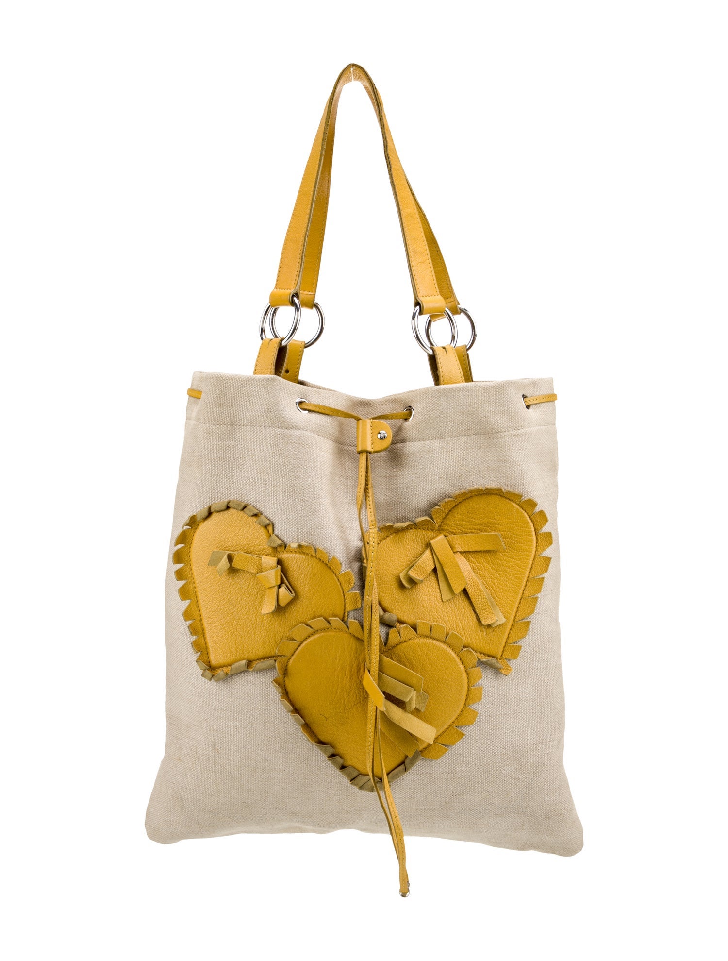 Yves Saint Laurent Rive Gauche Canvas Tote