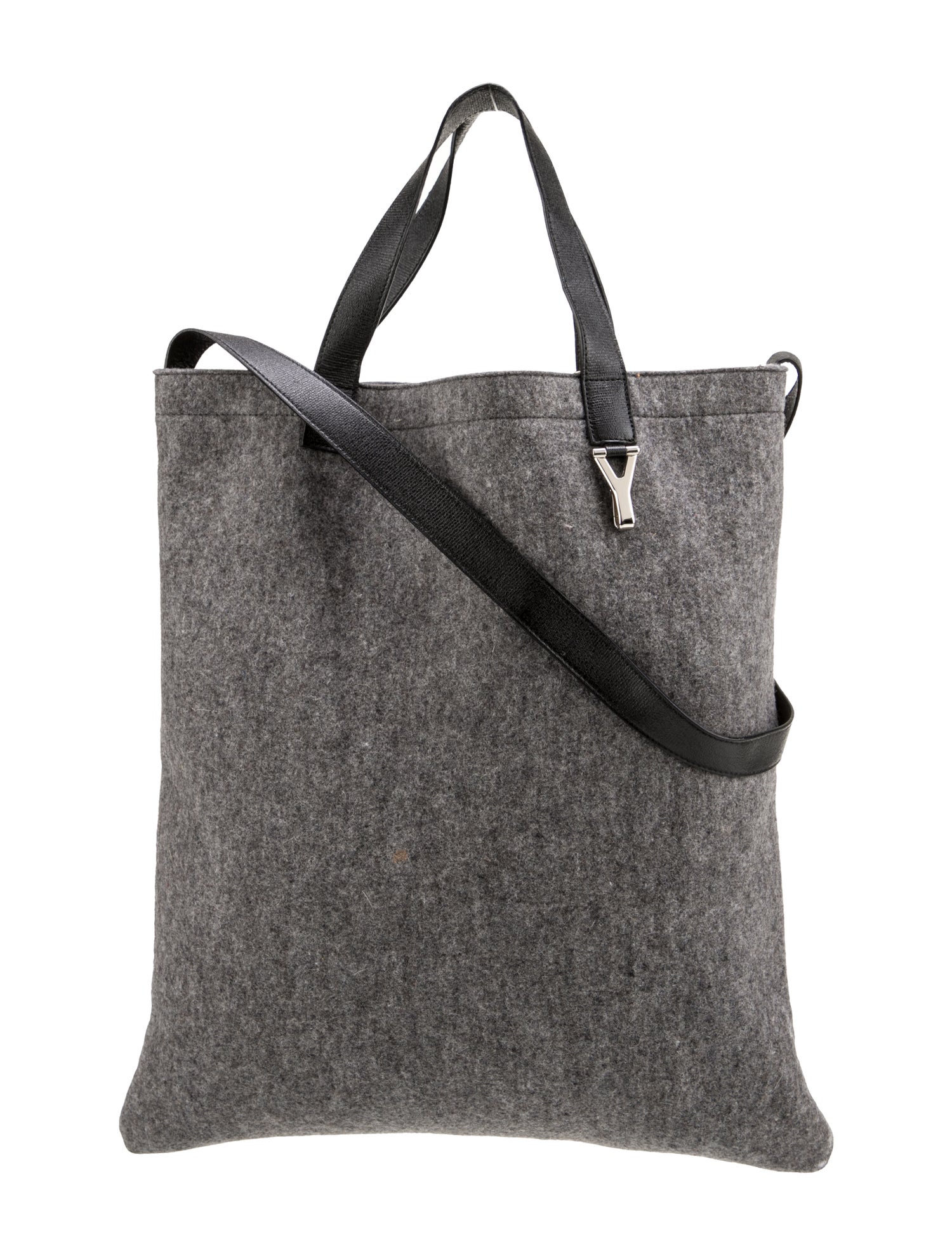 Yves Saint Laurent Felt Bucket Bag