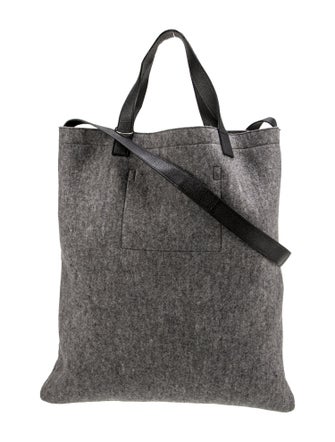 Yves Saint Laurent Felt Bucket Bag