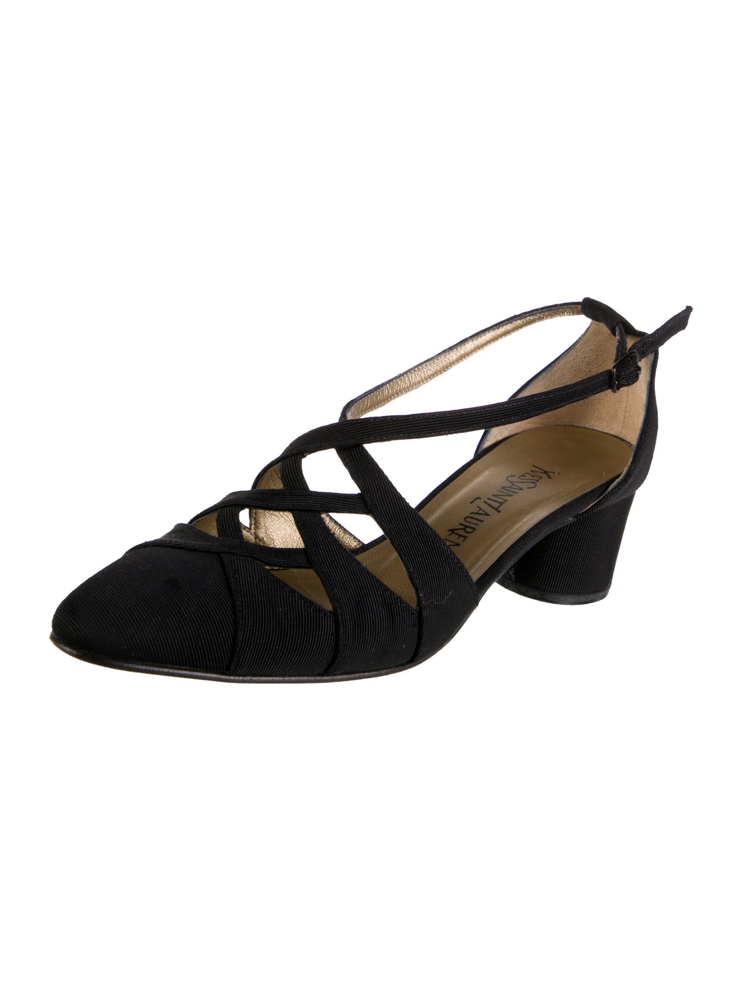 Yves Saint Laurent Jacquard Slingback Pumps