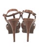 Yves Saint Laurent Leather T-Strap Sandals