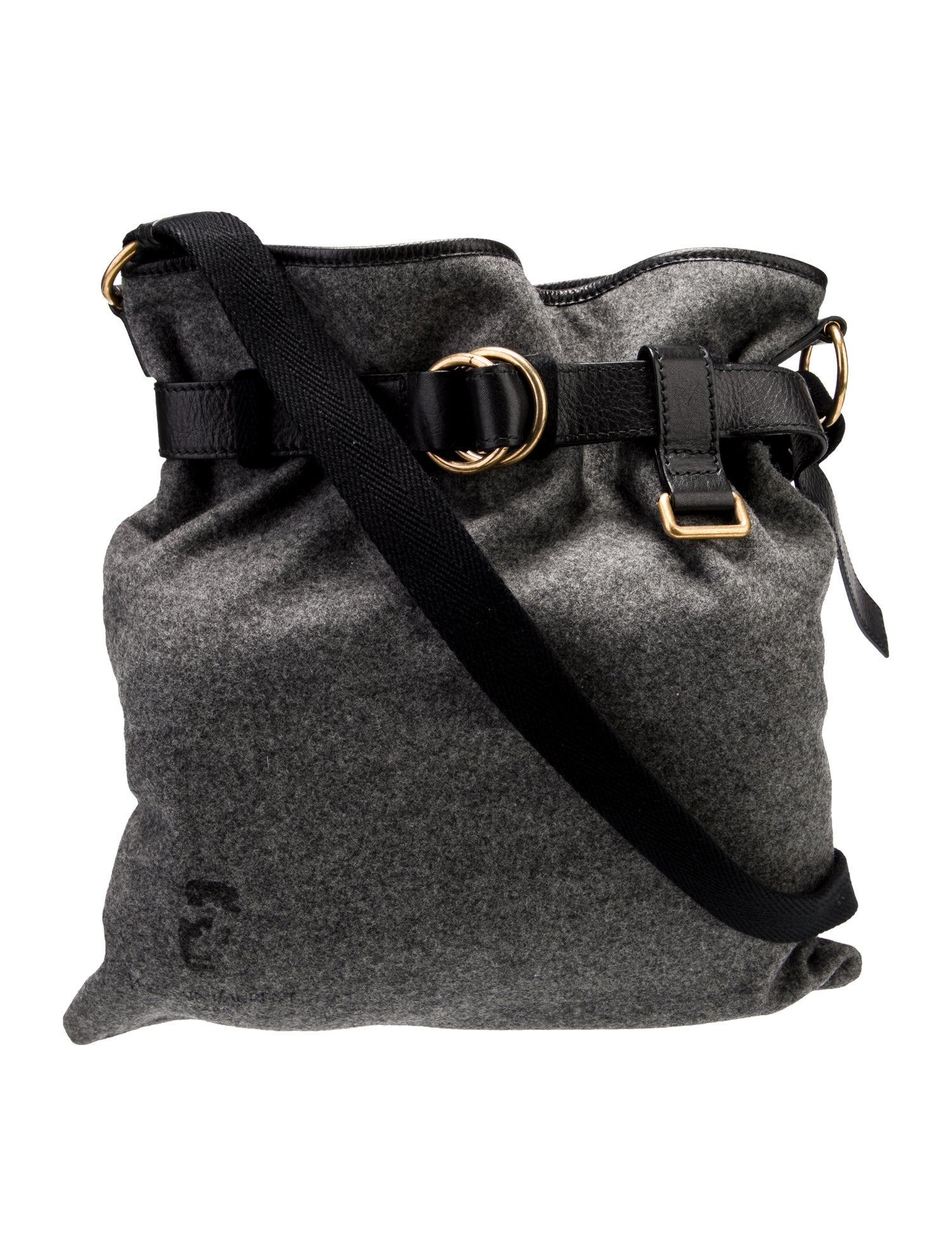 Yves Saint Laurent Felt Messenger Bag