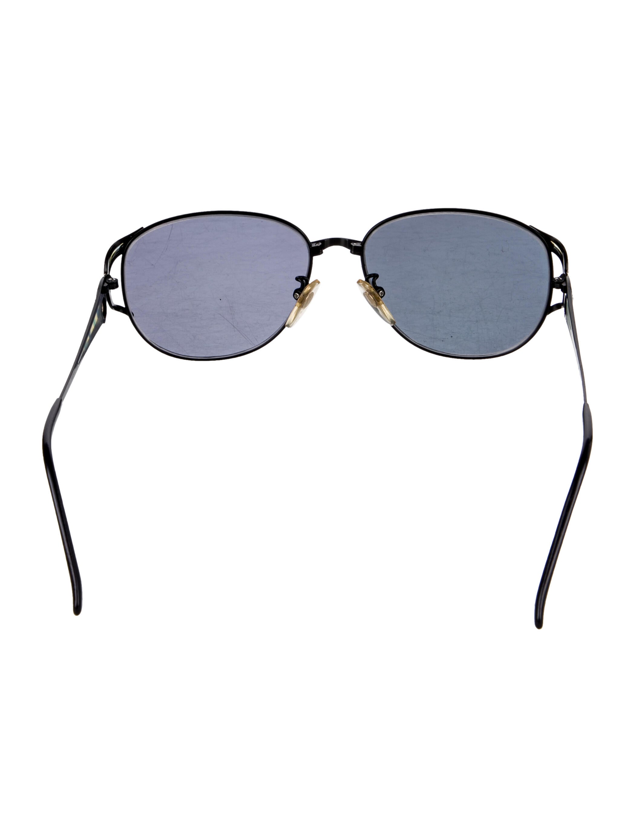 Yves Saint Laurent Round Tinted Sunglasses