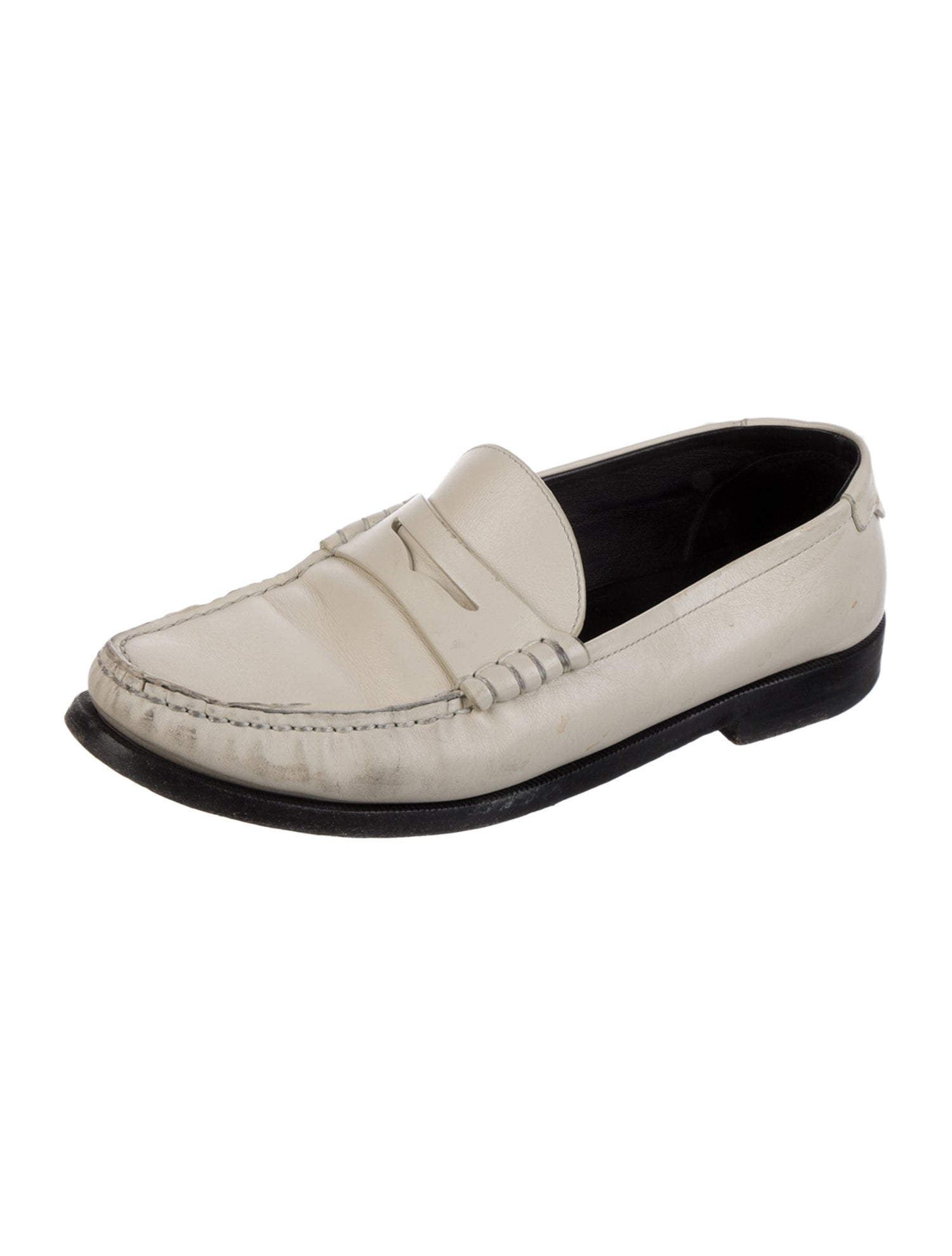 Saint Laurent Leather Loafers