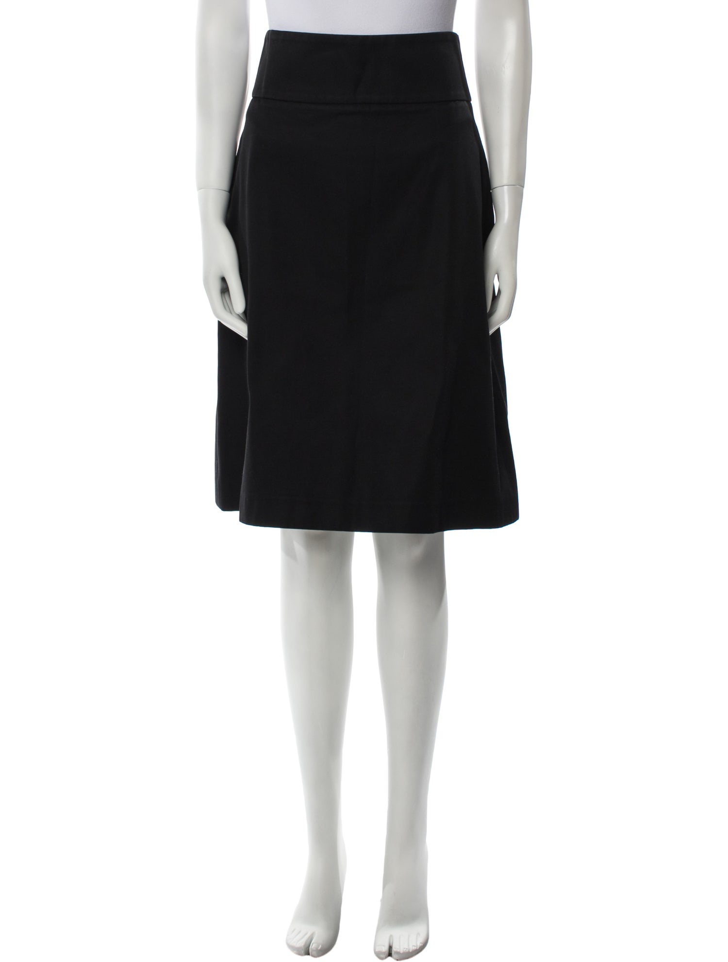 Yves Saint Laurent Wool Knee-Length Skirt