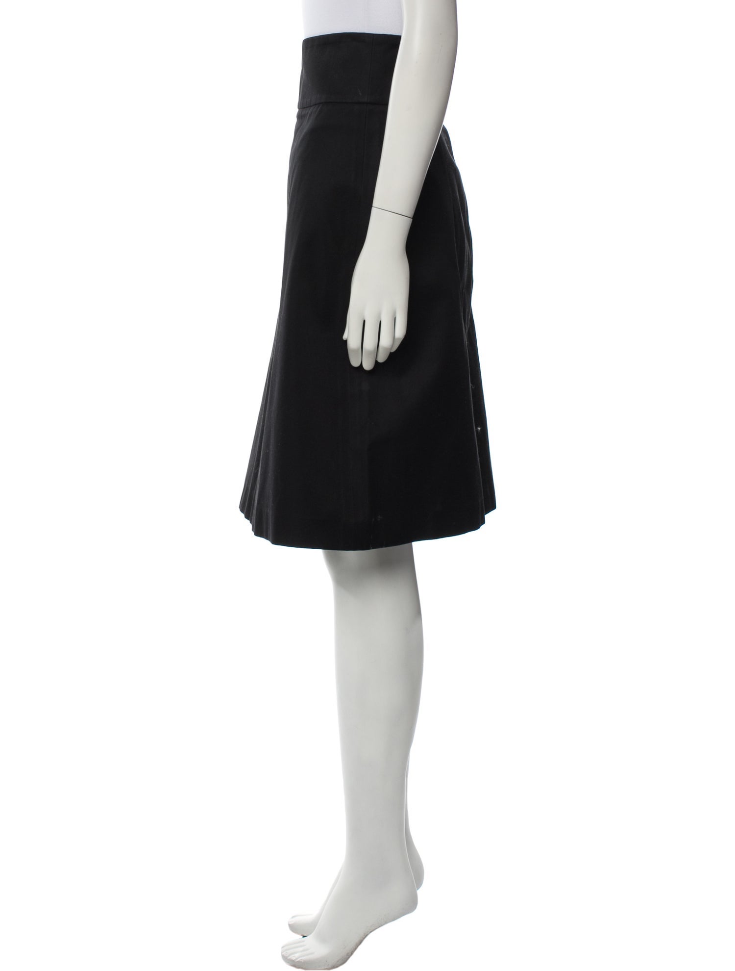 Yves Saint Laurent Wool Knee-Length Skirt