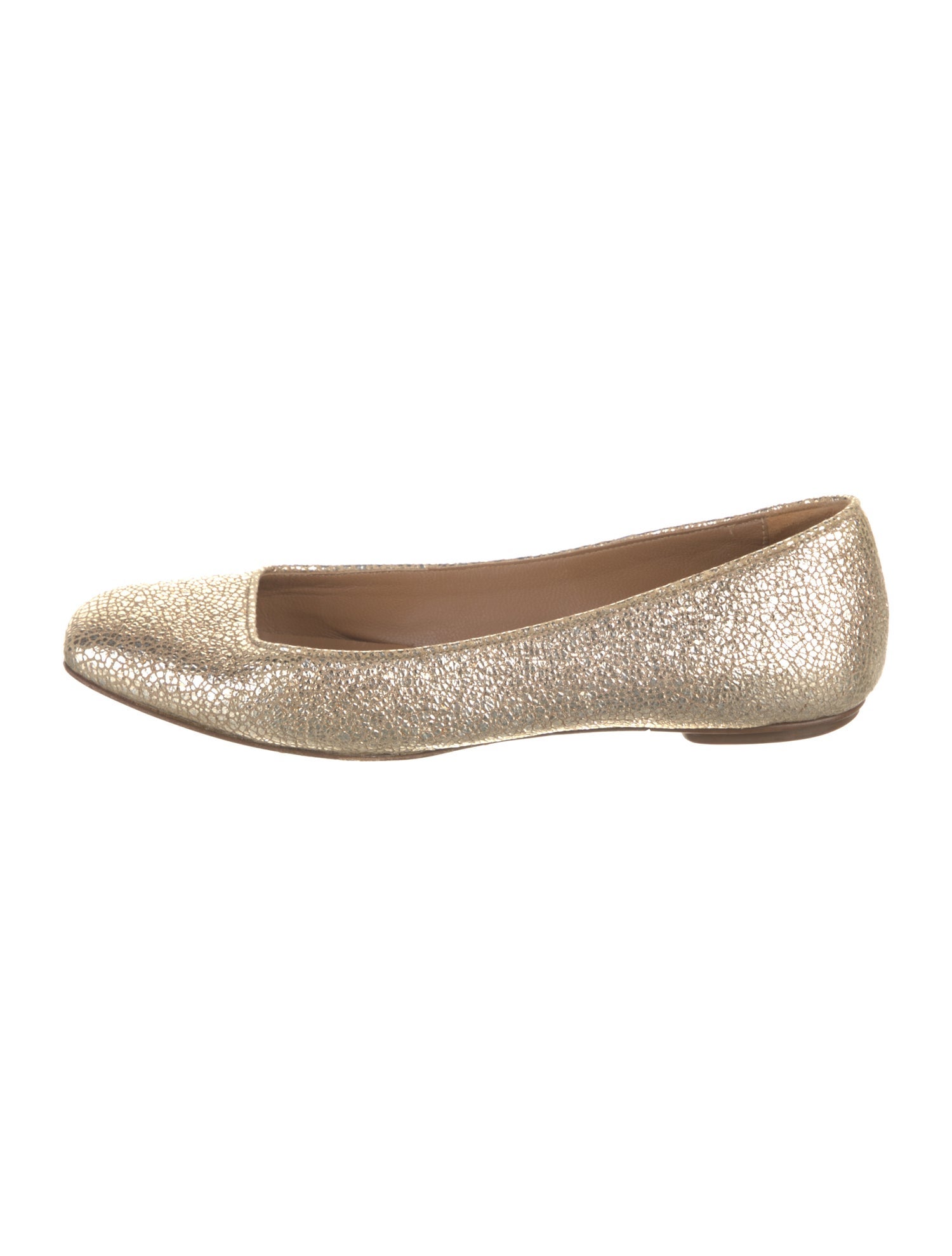 Yves Saint Laurent Rive Gauche Leather Ballet Flats