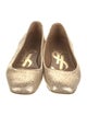 Yves Saint Laurent Rive Gauche Leather Ballet Flats