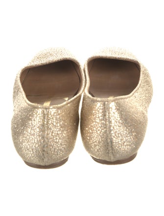 Yves Saint Laurent Rive Gauche Leather Ballet Flats