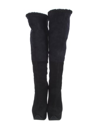 Yves Saint Laurent Suede Boots