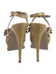Yves Saint Laurent Patent Leather Slingback Sandals
