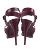 Yves Saint Laurent Patent Leather Slingback Sandals