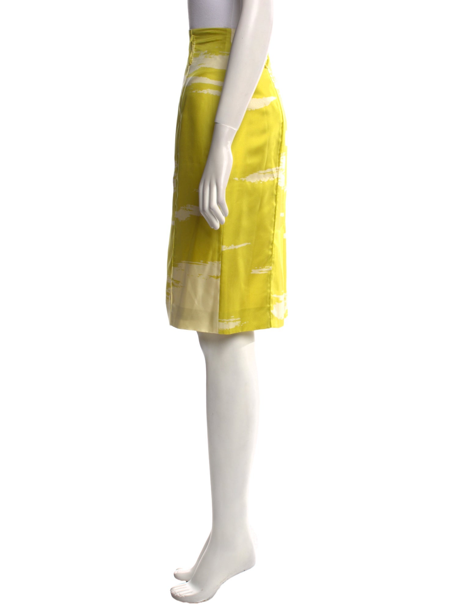 Yves Saint Laurent Silk Knee-Length Skirt