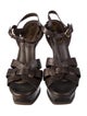 Yves Saint Laurent Leather T-Strap Sandals