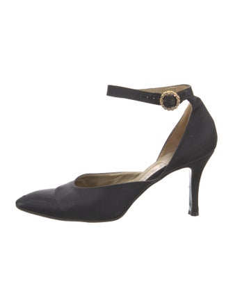 Yves Saint Laurent Satin D'Orsay Pumps