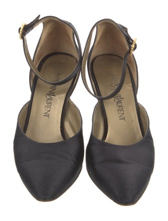 Yves Saint Laurent Satin D'Orsay Pumps