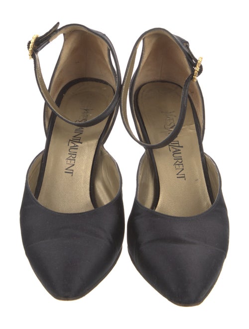 Yves Saint Laurent Satin D'Orsay Pumps