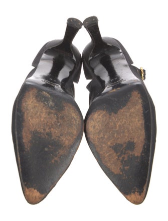 Yves Saint Laurent Satin D'Orsay Pumps