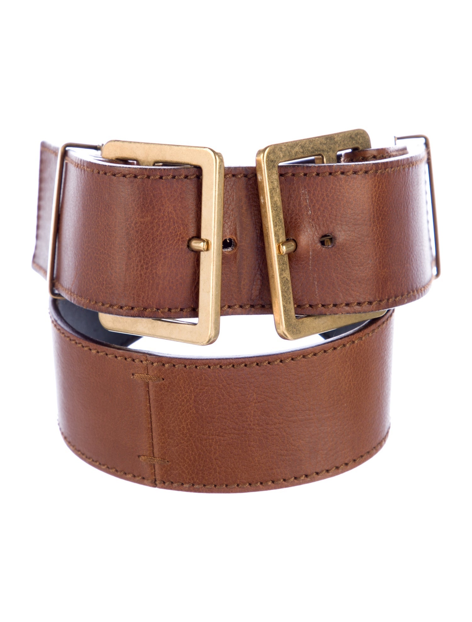 Yves Saint Laurent Rive Gauche Leather Waist Belt