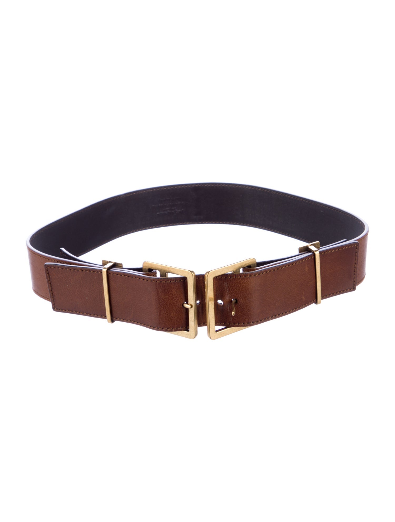 Yves Saint Laurent Rive Gauche Leather Waist Belt