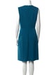 Yves Saint Laurent Wool Knee-Length Dress
