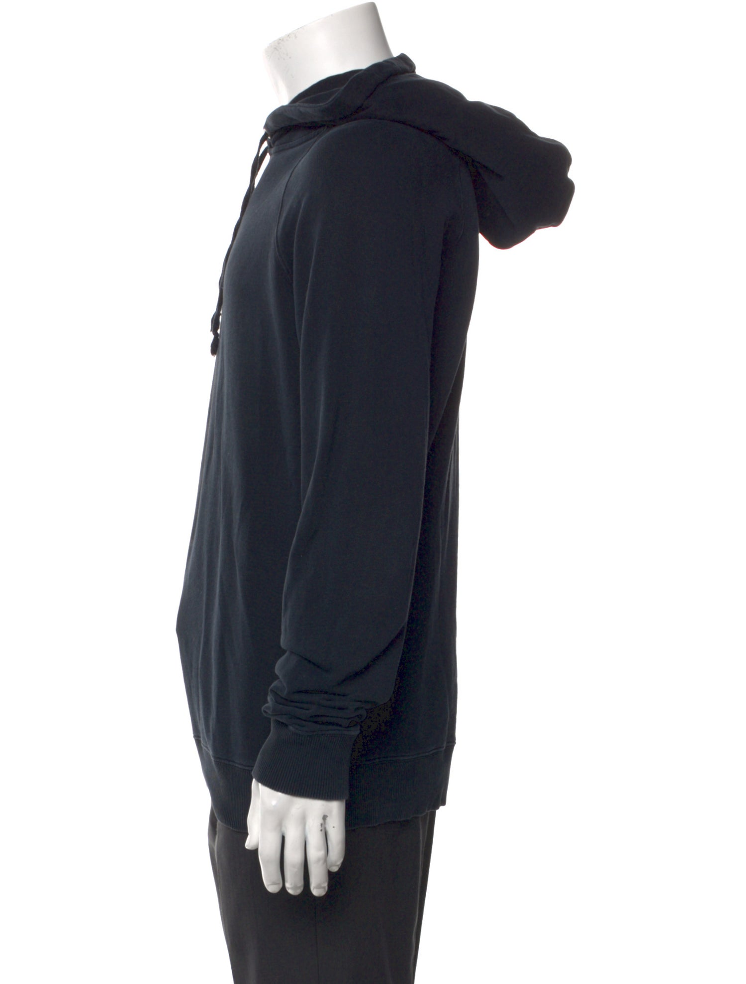 Yves Saint Laurent Graphic Print V-Neck Hoodie