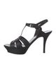 Yves Saint Laurent Leather T-Strap Sandals