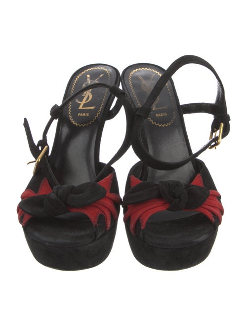 Yves Saint Laurent Rive Gauche Suede Espadrilles