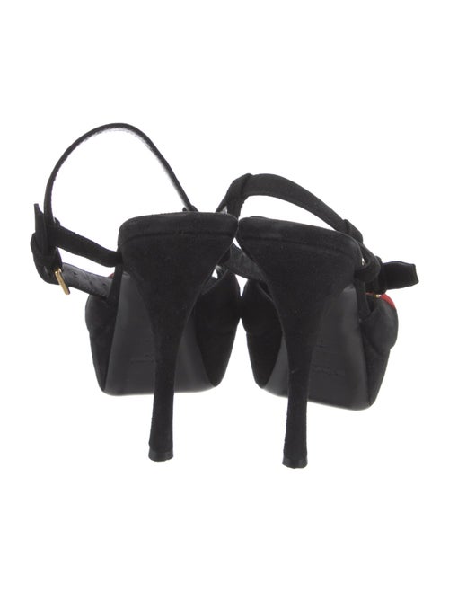 Yves Saint Laurent Rive Gauche Suede Espadrilles