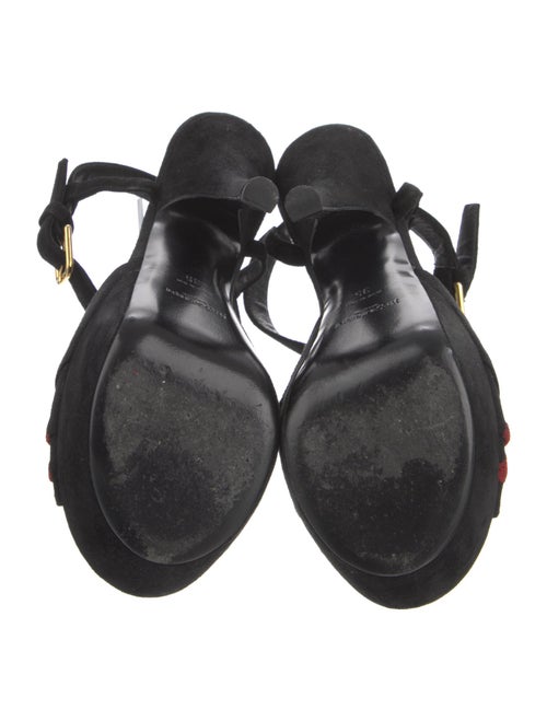 Yves Saint Laurent Rive Gauche Suede Espadrilles