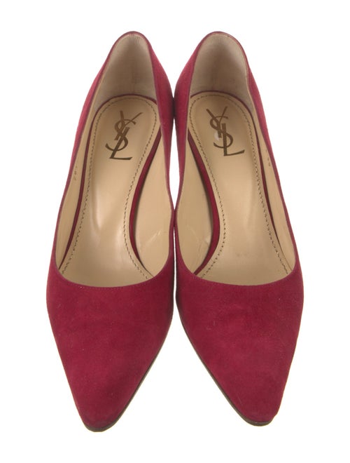 Yves Saint Laurent Rive Gauche Suede Pumps