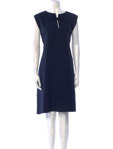 Yves Saint Laurent Dresses Vintage Knee-Length Dress Us14, Fr46 | XL