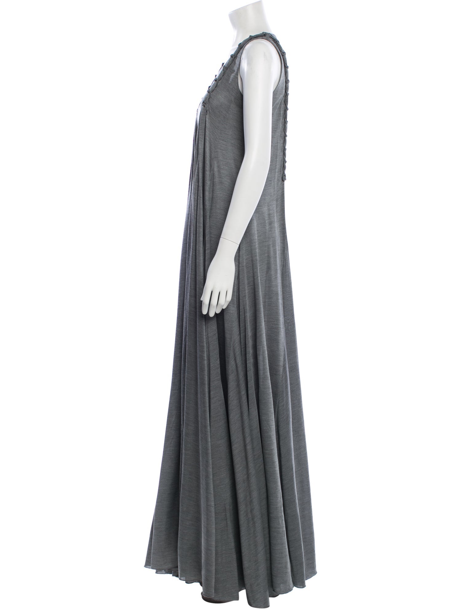Yves Saint Laurent Silk Long Dress