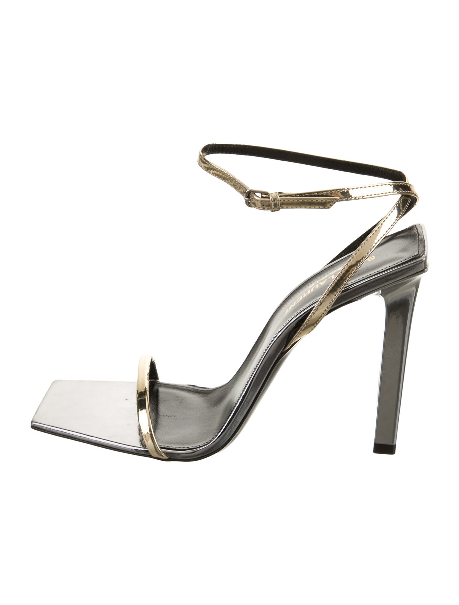 Saint Laurent Patent Leather Sandals