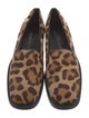 Yves Saint Laurent Ponyhair Animal Print Loafers