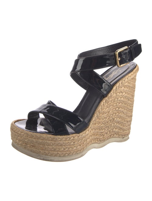 Yves Saint Laurent Patent Leather Espadrilles