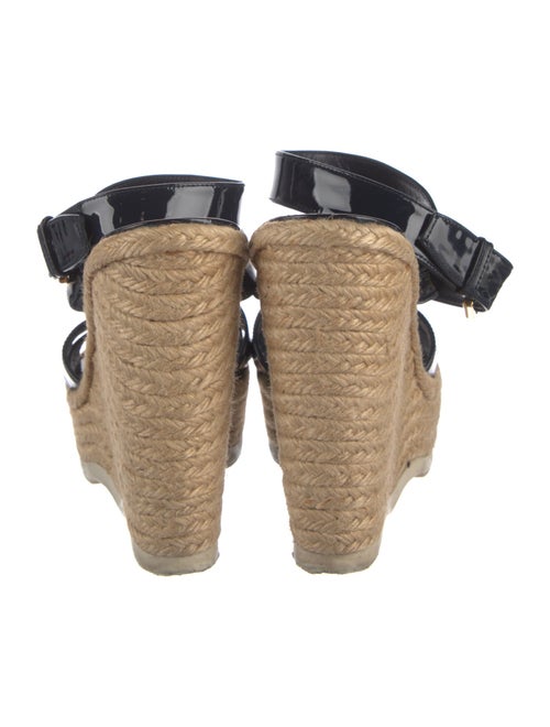 Yves Saint Laurent Patent Leather Espadrilles