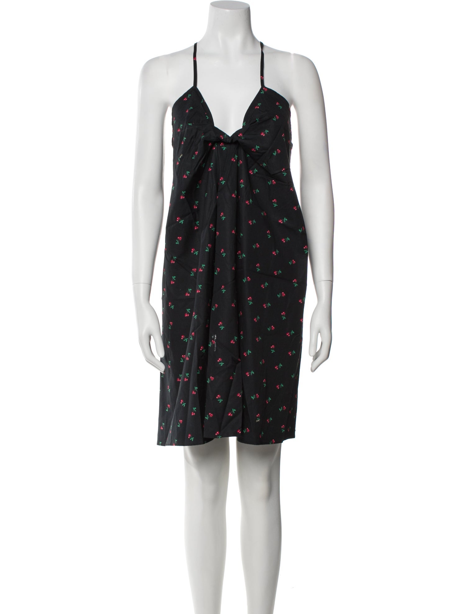 Yves Saint Laurent Printed Knee-Length Dress