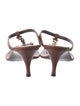 Yves Saint Laurent Leather T-Strap Sandals